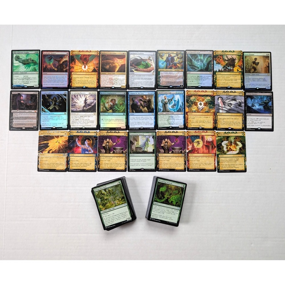 MTG Magic the Gathering Card Lot Mostly Strixhaven w/ Holos Rares READ NM LP‎